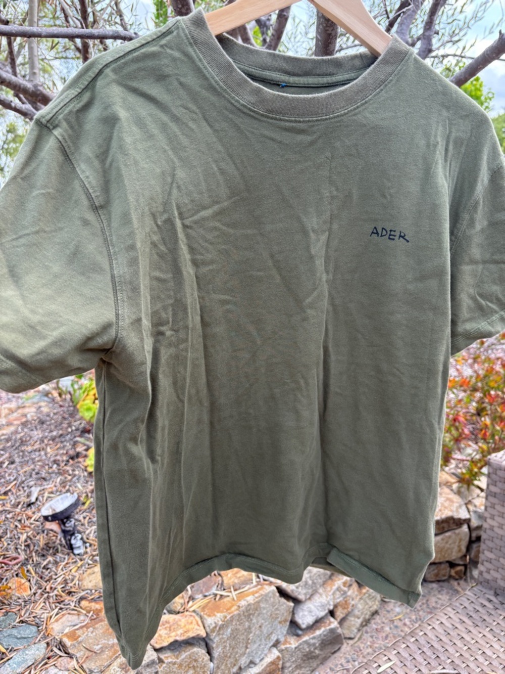 Adler Error Olive Green Unisex Short-Sleeve Crewneck T-Shirt